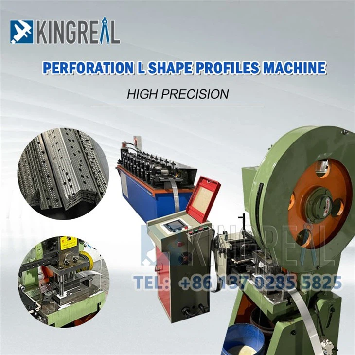Wall Angle Roll Forming Machine With Punch